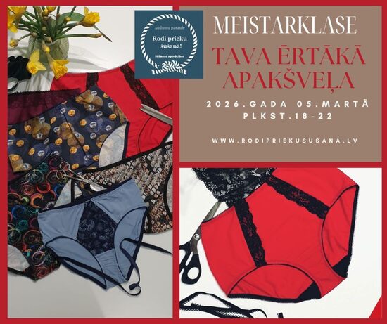 TAVA ĒRTĀ APAKŠVEĻA, 05.03.2026, plkst.18-22